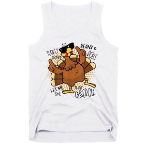 Turkey Gravy Beans And Rolls Let Me See That Casserole Funny Tank Top