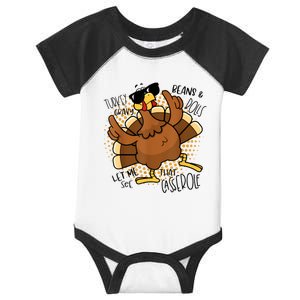 Turkey Gravy Beans And Rolls Let Me See That Casserole Funny Infant Baby Jersey Bodysuit