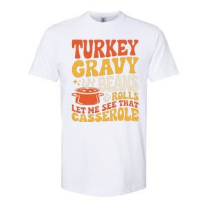 Turkey Gravy Beans And Rolls Funny Autumn Thanksgiving 2024 Softstyle CVC T-Shirt