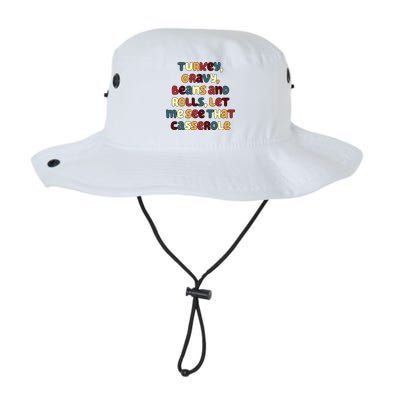 Turkey Gravy Beans And Rolls Let Me See That Casserole Funny Thanksgiving Bucket Hat