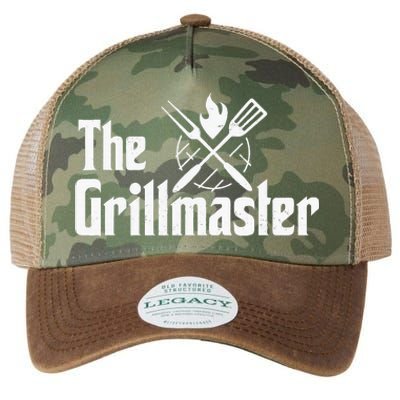 The Grillmaster Bbq Grill & Smoker Barbecue Chef Legacy Tie Dye Trucker Hat