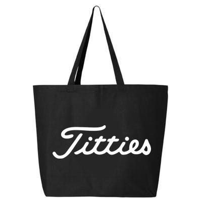 Titties Golf Bachelor Party Funny Golfing Gift Parody 25L Jumbo Tote