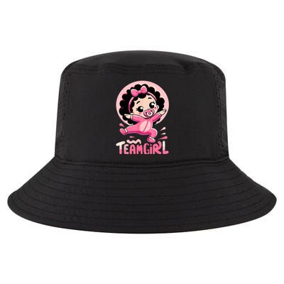 Team Girl Baby Gender Reveal Party Announcemen Cool Comfort Performance Bucket Hat