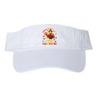 Thankful Grateful Blessed Turkey Family Happy Thanksgiving Valucap Bio-Washed Visor