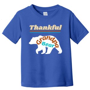 Thankful Grandpa Bear Blessed Grand Father Grateful Gift Toddler T-Shirt