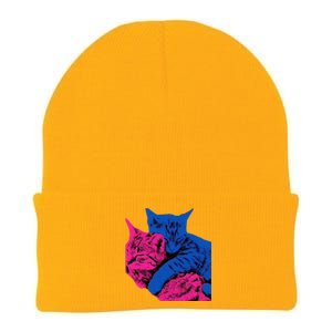 Tv Girl Band French Exit Album Funny Cat Lovers Knit Cap Winter Beanie