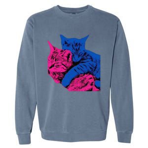 Tv Girl Band French Exit Album Funny Cat Lovers Garment-Dyed Sweatshirt