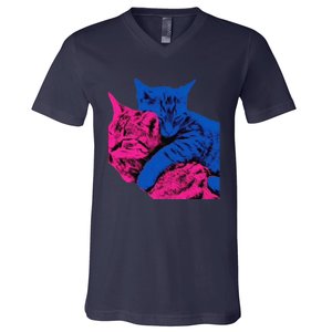 Tv Girl Band French Exit Album Funny Cat Lovers V-Neck T-Shirt