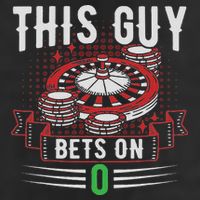 This Guy Bets On 0 Design Roulette Wheel And Casino Gambling 7 Panel Mesh Trucker Snapback Hat