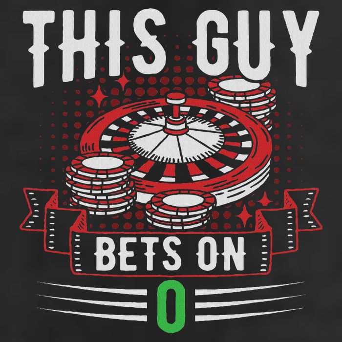 This Guy Bets On 0 Design Roulette Wheel And Casino Gambling 7 Panel Mesh Trucker Snapback Hat