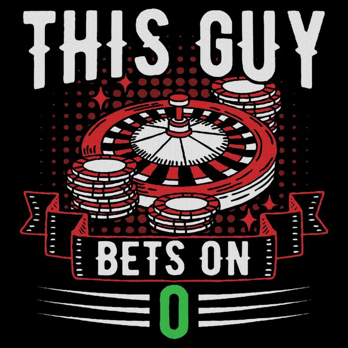 This Guy Bets On 0 Design Roulette Wheel And Casino Gambling Cooling Performance Crew T-Shirt