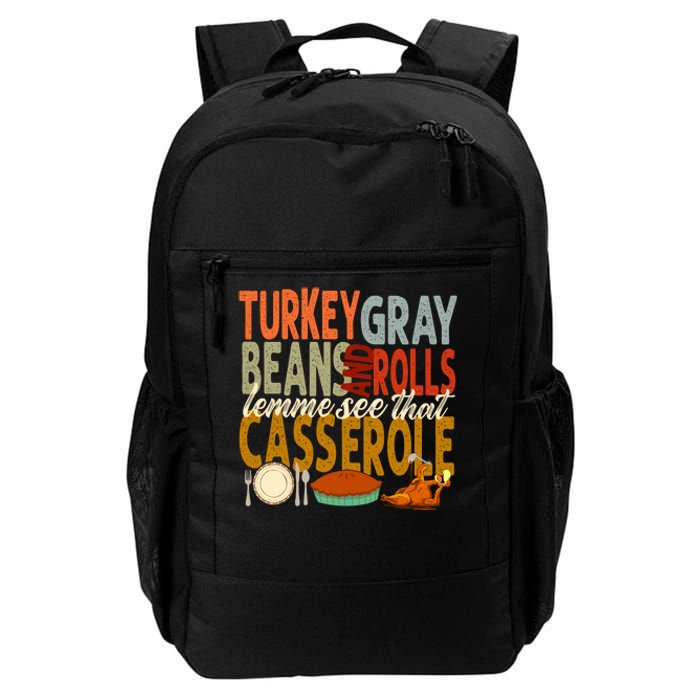 Turkey Gravy Beans And Rolls Let Me See That Casserole Fall Daily Commute Backpack