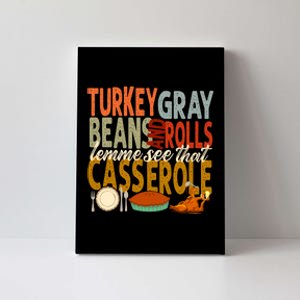 Turkey Gravy Beans And Rolls Let Me See That Casserole Fall Canvas