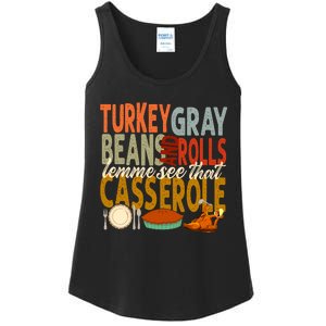 Turkey Gravy Beans And Rolls Let Me See That Casserole Fall Ladies Essential Tank