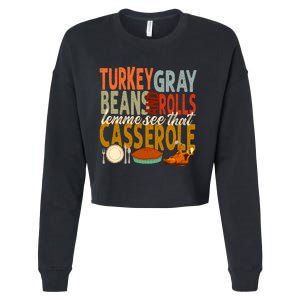 Turkey Gravy Beans And Rolls Let Me See That Casserole Fall Cropped Pullover Crew