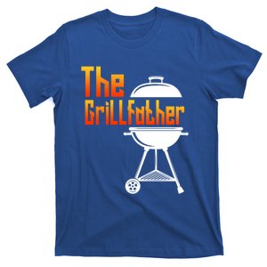 The Grillfather Barbecue Grill Master Smoker Funny Bbq Dad Gift T-Shirt