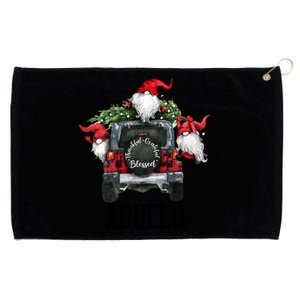 Thankful Grateful Blessed Abuelo Grandpa Gift Grommeted Golf Towel