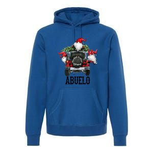 Thankful Grateful Blessed Abuelo Grandpa Gift Premium Hoodie