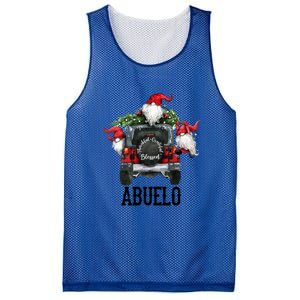 Thankful Grateful Blessed Abuelo Grandpa Gift Mesh Reversible Basketball Jersey Tank