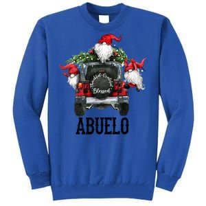 Thankful Grateful Blessed Abuelo Grandpa Gift Tall Sweatshirt