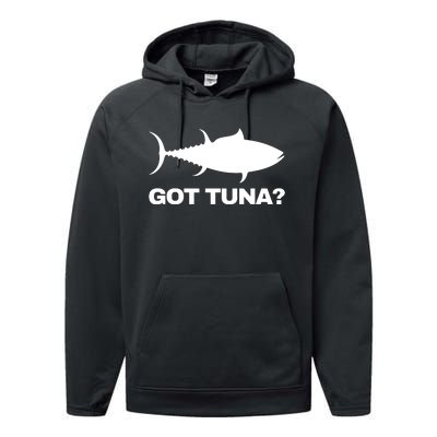 Tuna Giant Bluefin Fish Fishing Fisherman Gift Performance Fleece Hoodie