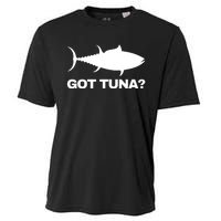 Tuna Giant Bluefin Fish Fishing Fisherman Gift Cooling Performance Crew T-Shirt