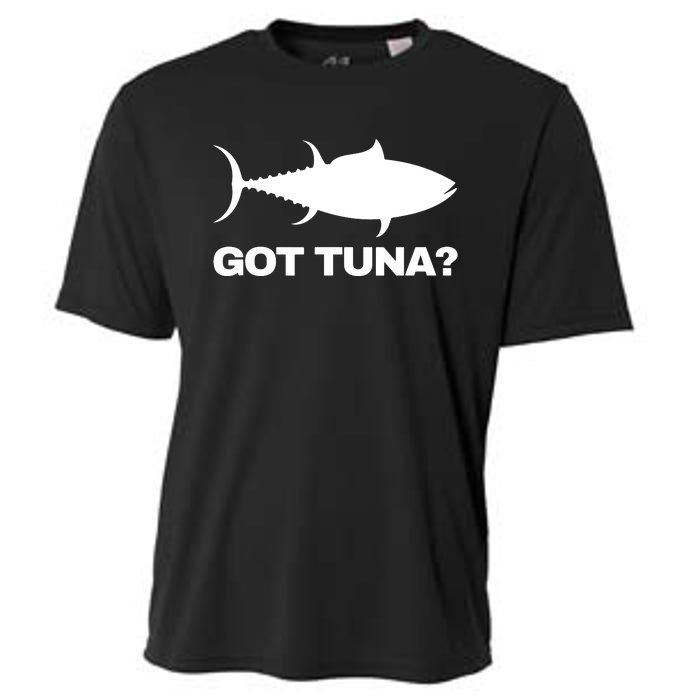 Tuna Giant Bluefin Fish Fishing Fisherman Gift Cooling Performance Crew T-Shirt