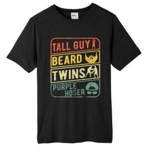 TALL GUY BEARD TWINS PURPLE HOSER Tall Fusion ChromaSoft Performance T-Shirt