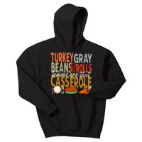 Turkey Gravy Beans And Rolls Let Me See That Casserole Fall Kids Hoodie