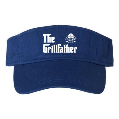 The Grillfather Bbq Funny Barbecue Grill Gift Valucap Bio-Washed Visor