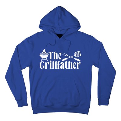 The Grillfather Bbq Fathers Day Present Funny Dad Bbq Gift Hoodie