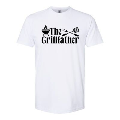 The Grillfather Bbq Fathers Day Present Funny Dad Bbq Gift Softstyle® CVC T-Shirt