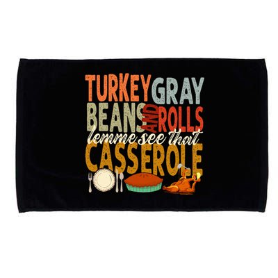 Turkey Gravy Beans And Rolls Let Me See That Casserole Fall Microfiber Hand Towel