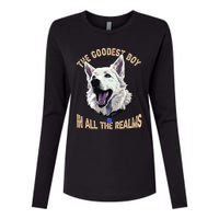 The Goodest Boy In All Realms Baldurs Gate 3 Dog Womens Cotton Relaxed Long Sleeve T-Shirt