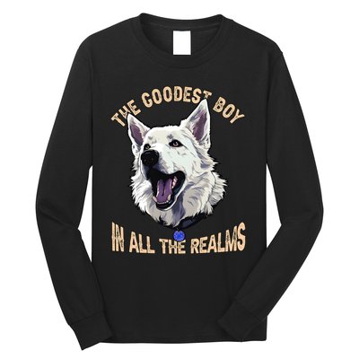 The Goodest Boy In All Realms Baldurs Gate 3 Dog Long Sleeve Shirt