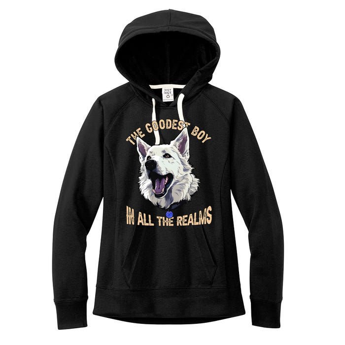 The Goodest Boy In All Realms Baldurs Gate 3 Dog Women's Fleece Hoodie