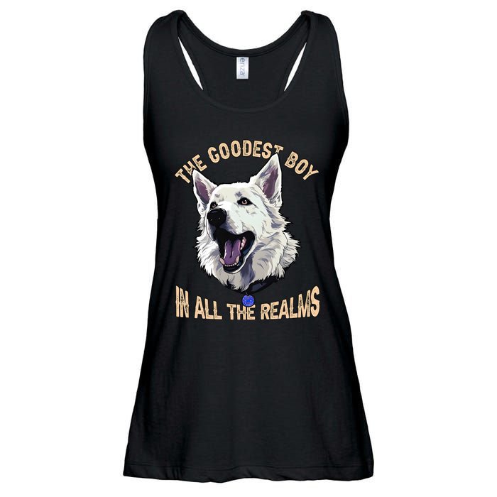 The Goodest Boy In All Realms Baldurs Gate 3 Dog Ladies Essential Flowy Tank