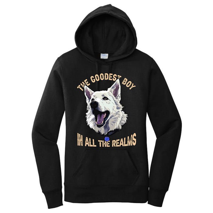 The Goodest Boy In All Realms Baldurs Gate 3 Dog Women's Pullover Hoodie