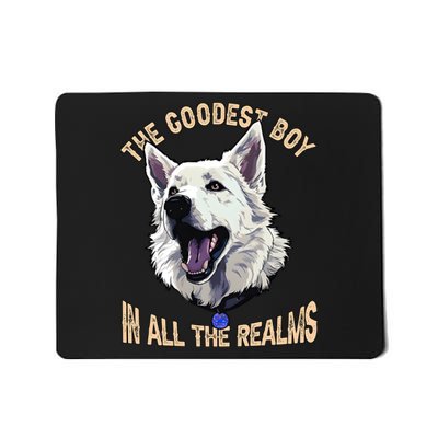 The Goodest Boy In All Realms Baldurs Gate 3 Dog Mousepad