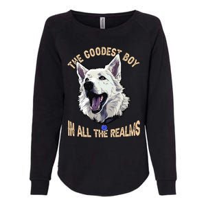 The Goodest Boy In All Realms Baldurs Gate 3 Dog Womens California Wash Sweatshirt