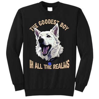 The Goodest Boy In All Realms Baldurs Gate 3 Dog Tall Sweatshirt