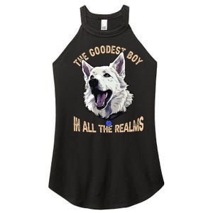 The Goodest Boy In All Realms Baldurs Gate 3 Dog Women's Perfect Tri Rocker Tank