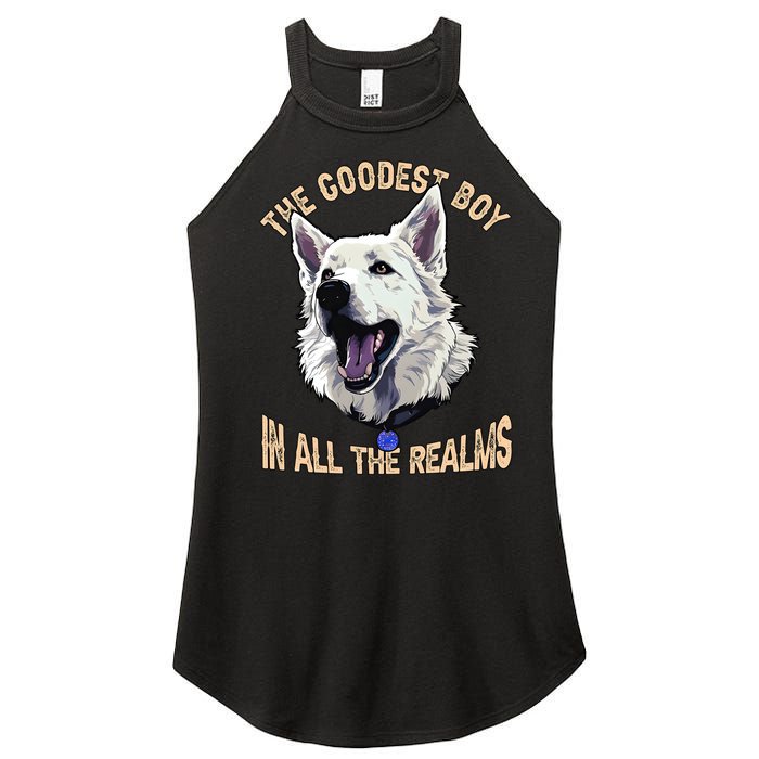 The Goodest Boy In All Realms Baldurs Gate 3 Dog Women's Perfect Tri Rocker Tank