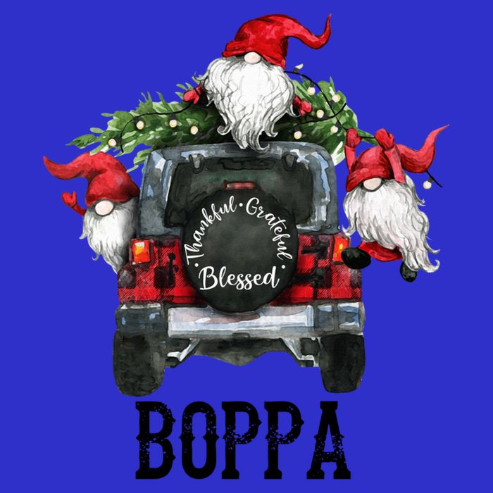 Thankful Grateful Blessed Boppa Grandpa Gift 16 in Basic Backpack