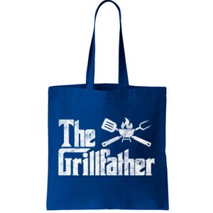 The Grillfather Bbq Grill Smoker Barbecue Chef Grill Master Cute Gift Tote Bag