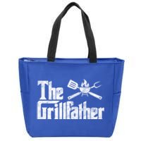 The Grillfather Bbq Grill Smoker Barbecue Chef Grill Master Cute Gift Zip Tote Bag