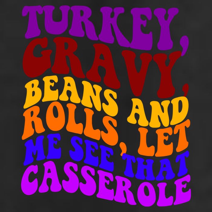 Turkey Gravy Beans And Rolls Let Me See That Casserole 7 Panel Mesh Trucker Snapback Hat