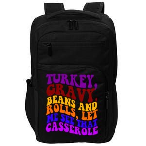 Turkey Gravy Beans And Rolls Let Me See That Casserole Impact Tech Backpack