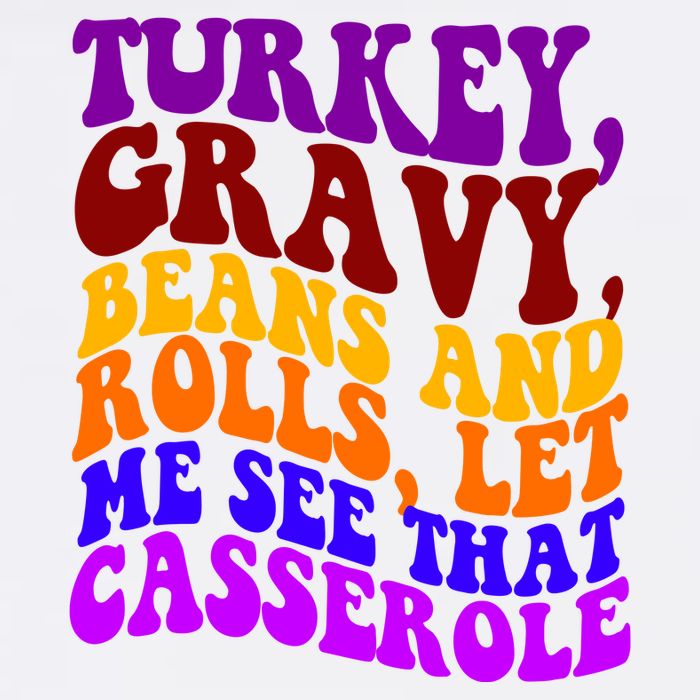 Turkey Gravy Beans And Rolls Let Me See That Casserole Flat Bill Trucker Hat