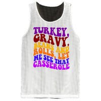 Turkey Gravy Beans And Rolls Let Me See That Casserole Mesh Reversible Basketball Jersey Tank